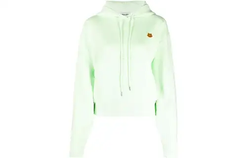 KENZO Sweatshirts Women's Green Hooded Moderate