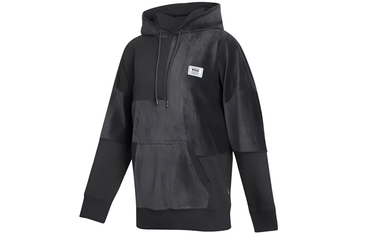 Vans Sweatshirts Women's Space Black Gray Hooded (Non-detachable) Moderate