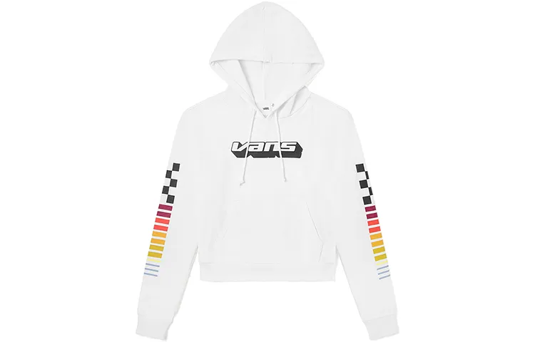 Vans Sweatshirts Women's White Hooded (Non-detachable) Moderate