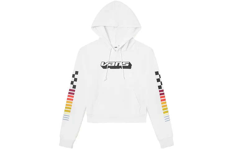 Vans Sweatshirts Women's White Hooded Moderate Regular