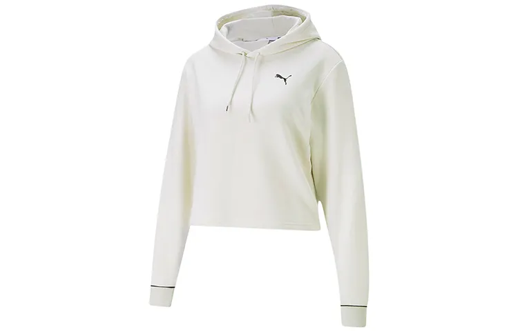 PUMA Sweatshirts Women's Smoke Gray Hooded Moderate Regular