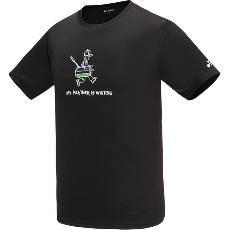 YONEX Badminton Jersey Unisex Black