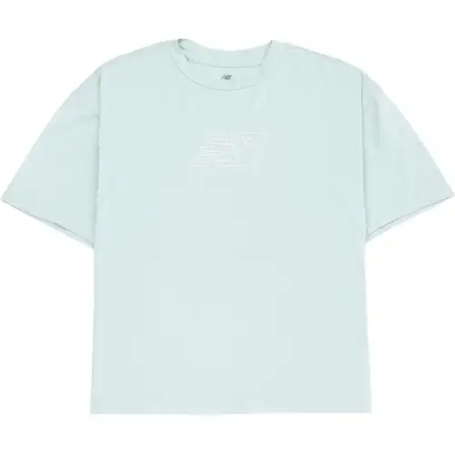 New Balance Drop Shoulder Sleeve T Shirt Women's Green