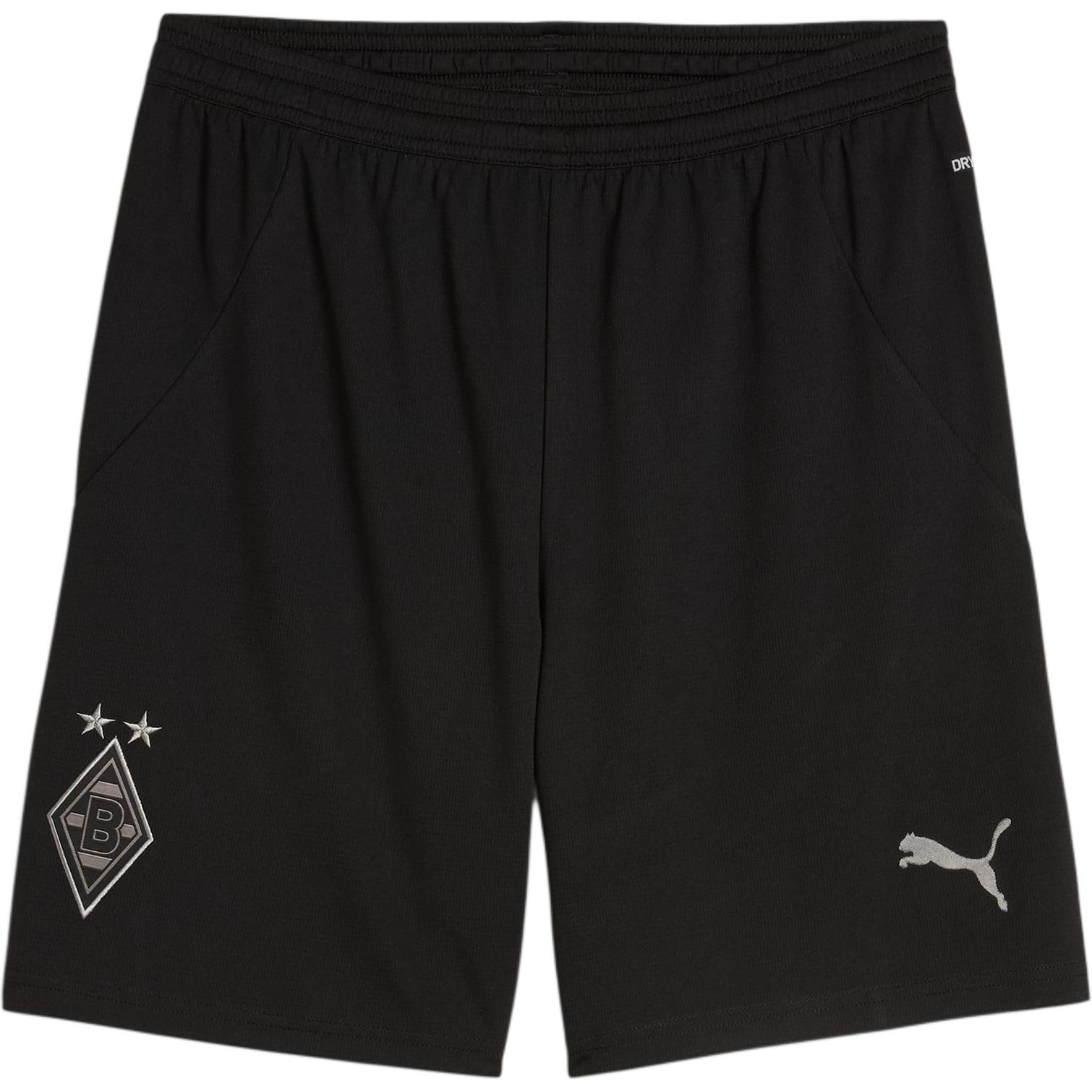 PUMA Borussia Mönchengladbach SS24 Soccer Bottom Men's Black Gray