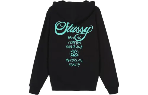 Stussy World Tour Hood 'Black/Blue'