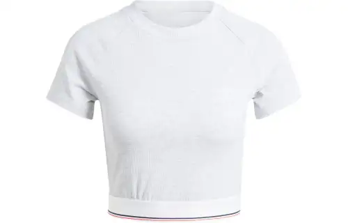 adidas originals Tape Waistband Tee 'Light Grey Heather'