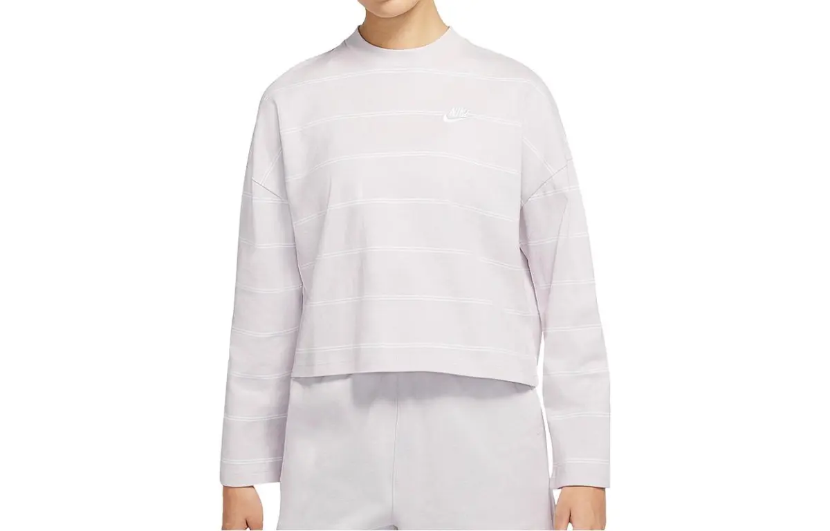 Nike Drop Shoulder Sleeve T Shirt Women's Pink