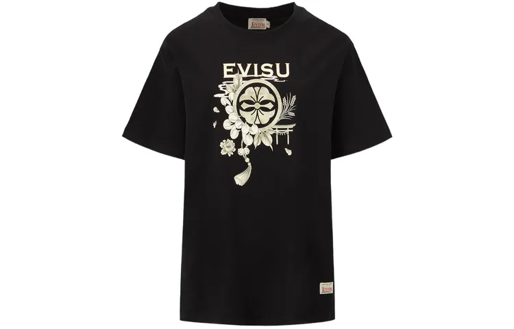 EVISU T Shirts Women's Crew Neck Moderate Straight Fit