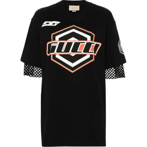 GUCCI T Shirts Women's Black Crew Neck Moderate Other