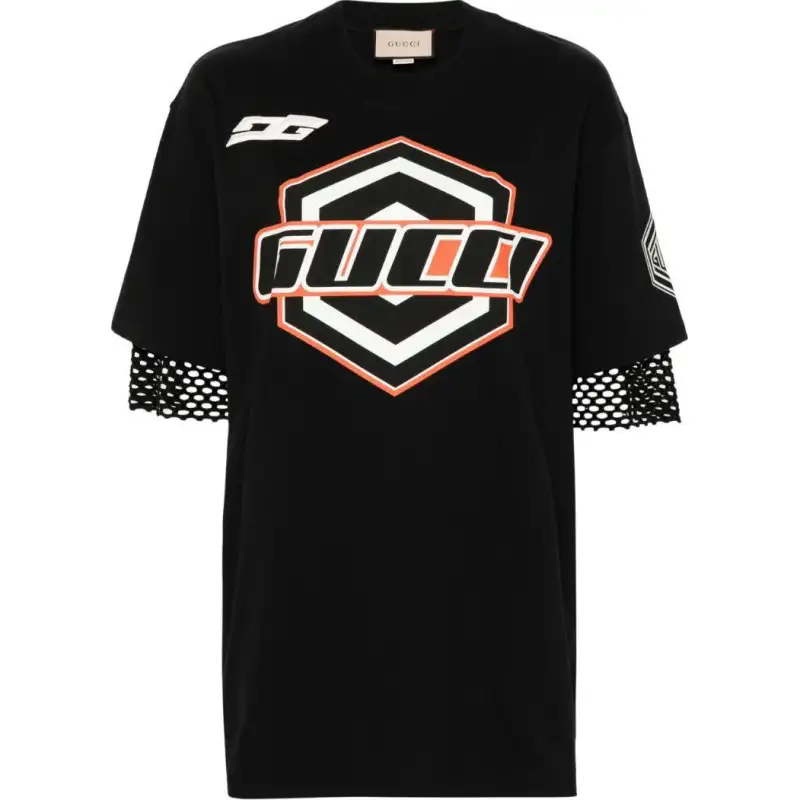 GUCCI T Shirts Women's Black Crew Neck Moderate Other