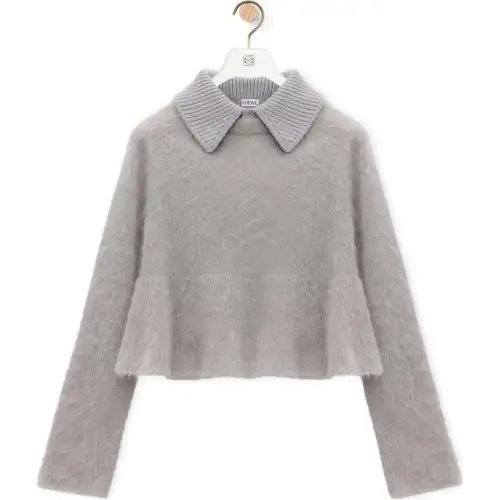 LOEWE Polo Sweater 'Grey'