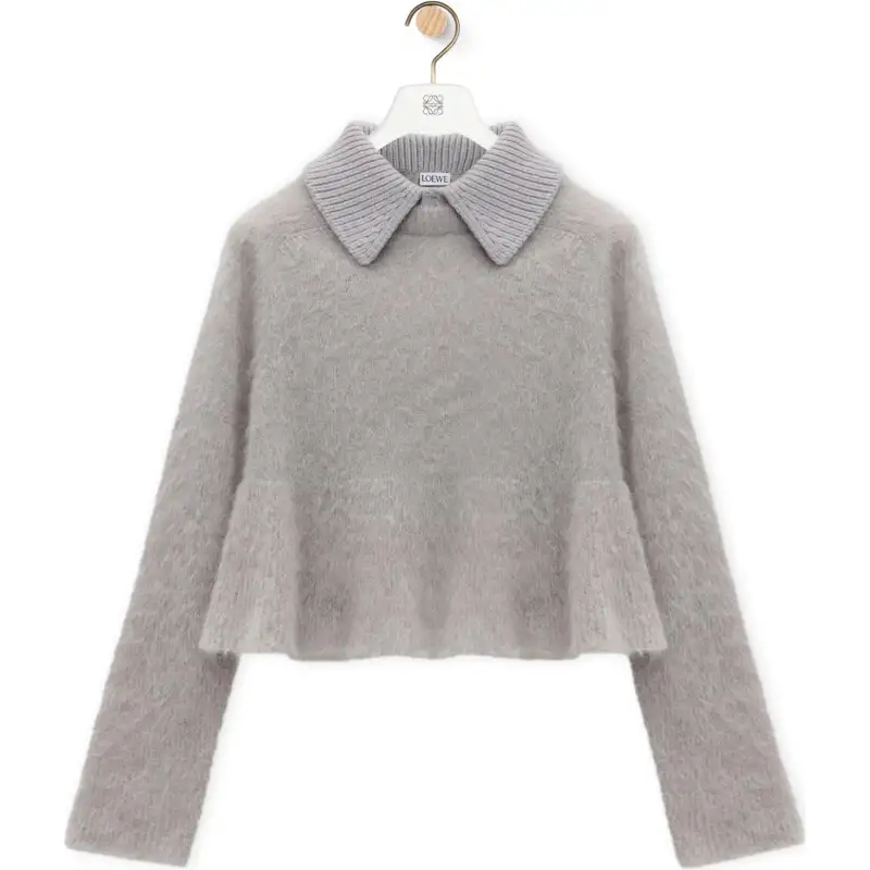 LOEWE Polo Sweater 'Grey'