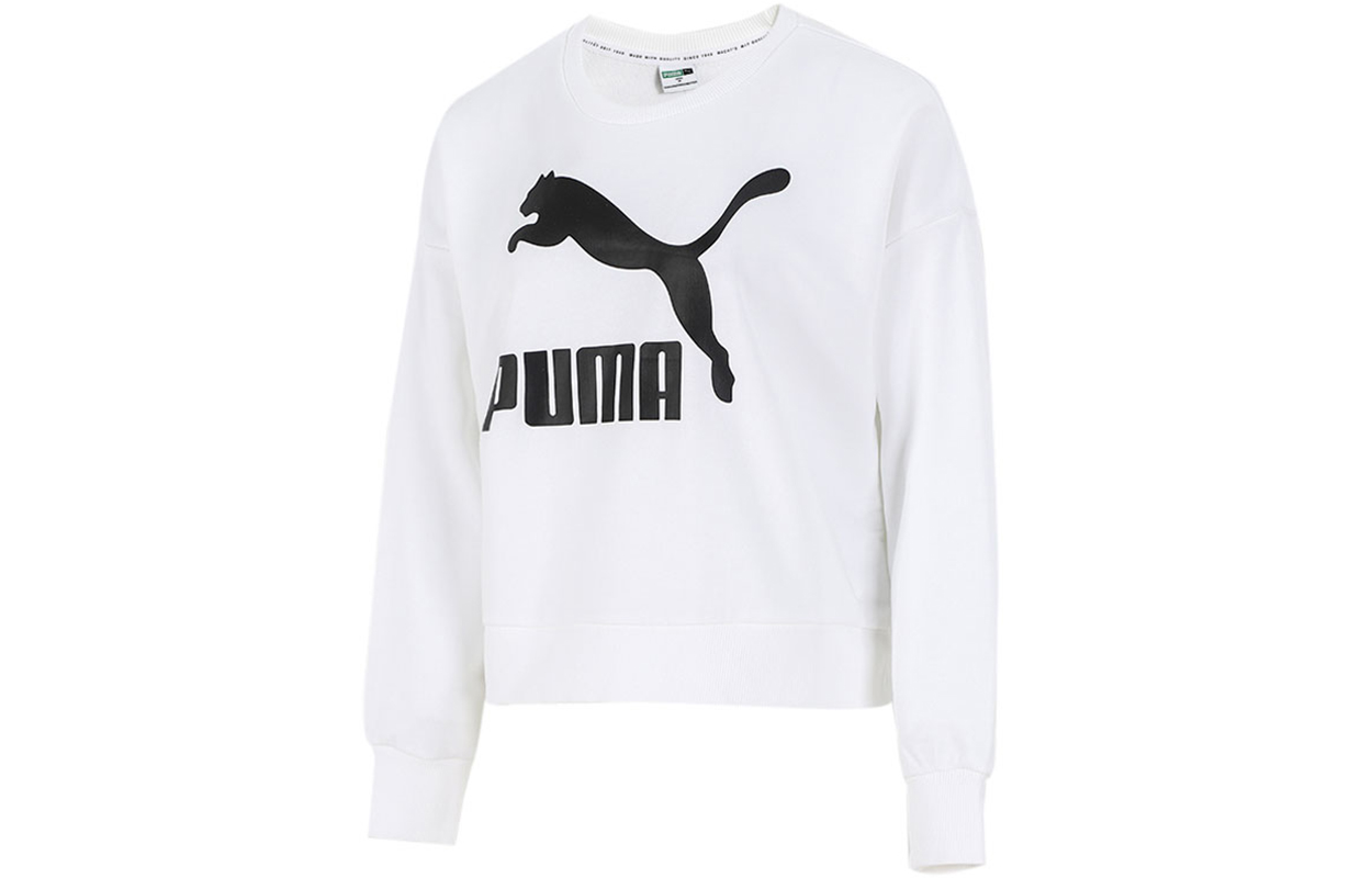 Женский свитшот PUMA Retro Logo (белый)
