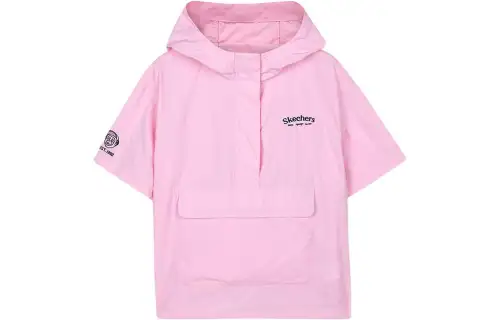 Skechers Funny Monster T Shirts Women's Pink/013W Hooded Moderate Straight Fit