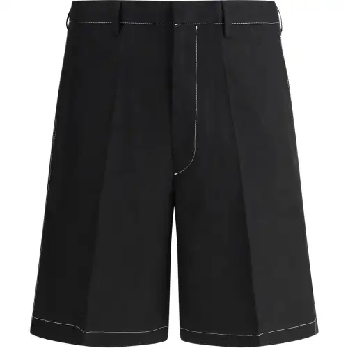 Prada Logo-Patch Bermuda Shorts