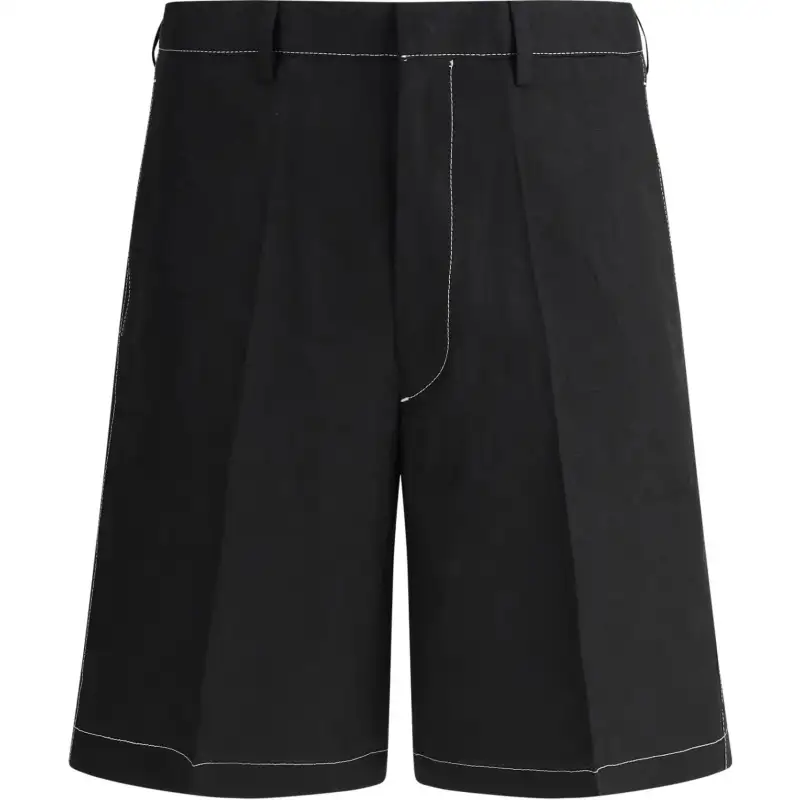 Prada Logo-Patch Bermuda Shorts