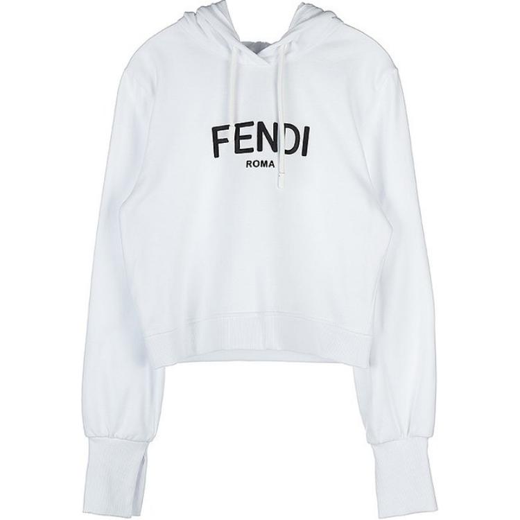 Женское худи Fendi FW22 (белое)