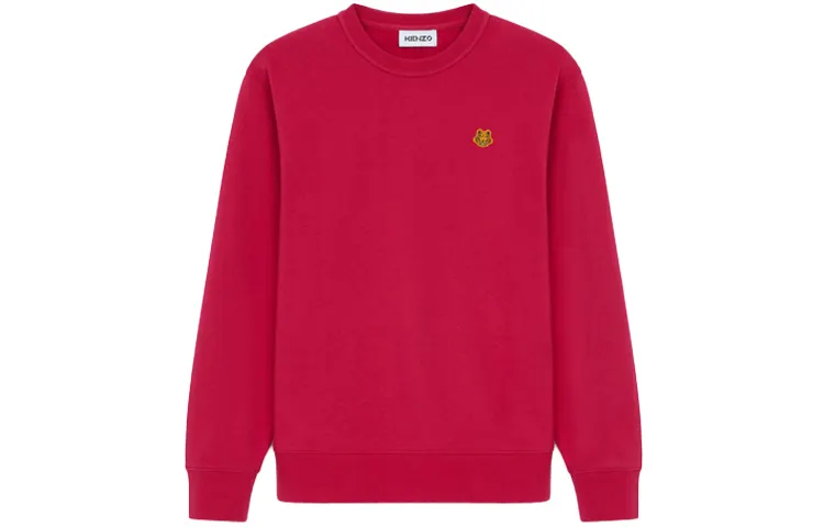 KENZO Sweatshirts Women's Red Crew Neck Moderate Regular