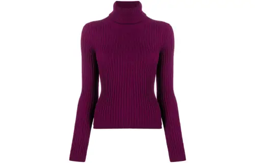 SAINT LAURENT FW21 Cashmere Sweater Women's Purple