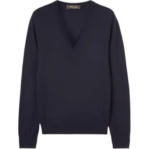 Loro Piana V Neck Long Sleeved Top
