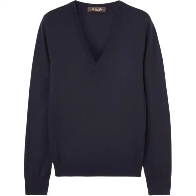Loro Piana V Neck Long Sleeved Top