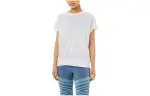 ASICS T Shirts Women's White Crew Neck Moderate Straight Fit
