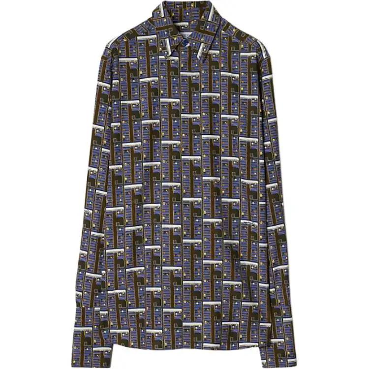 Burberry Shirts Women's Blue Pointed Collar Moderate Other