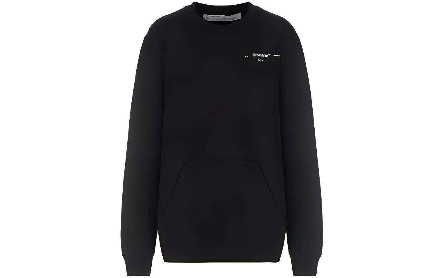 Женский свитшот OFF-WHITE Logo Sweatshirt (черный)