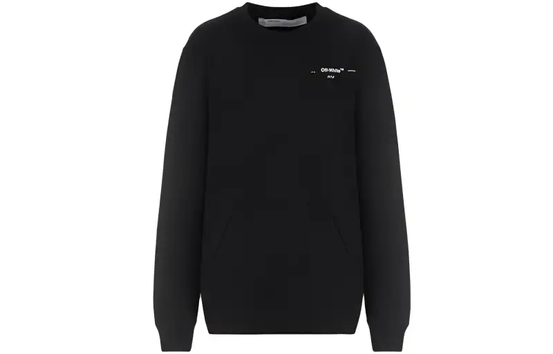 OFF WHITE SS20 Sweatshirts Women's Black Crew Neck Moderate Regular