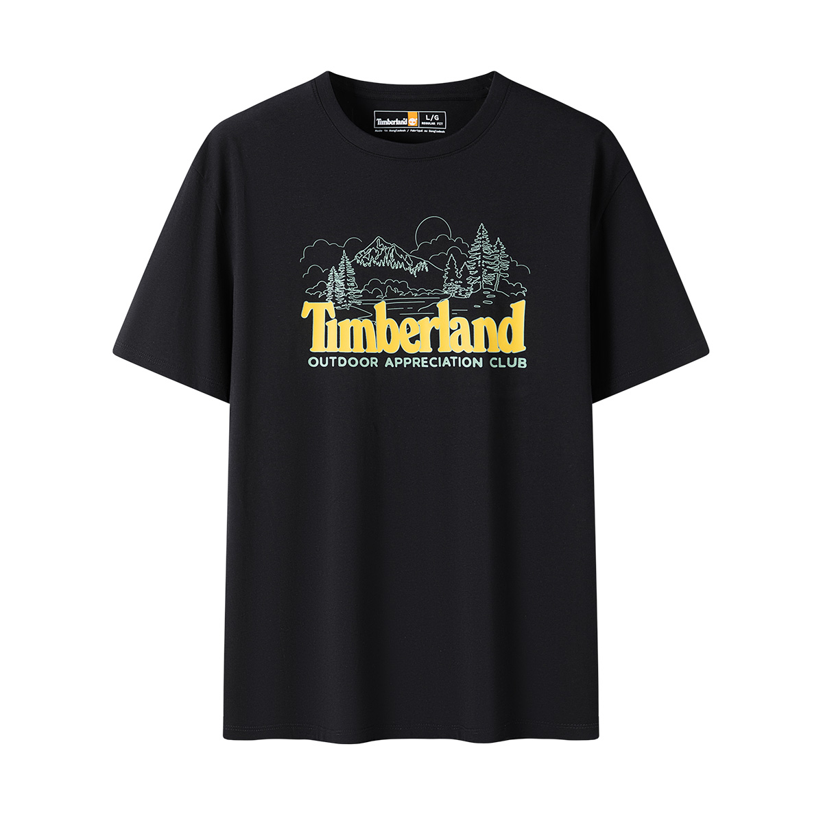 Мужская футболка Timberland (черная)