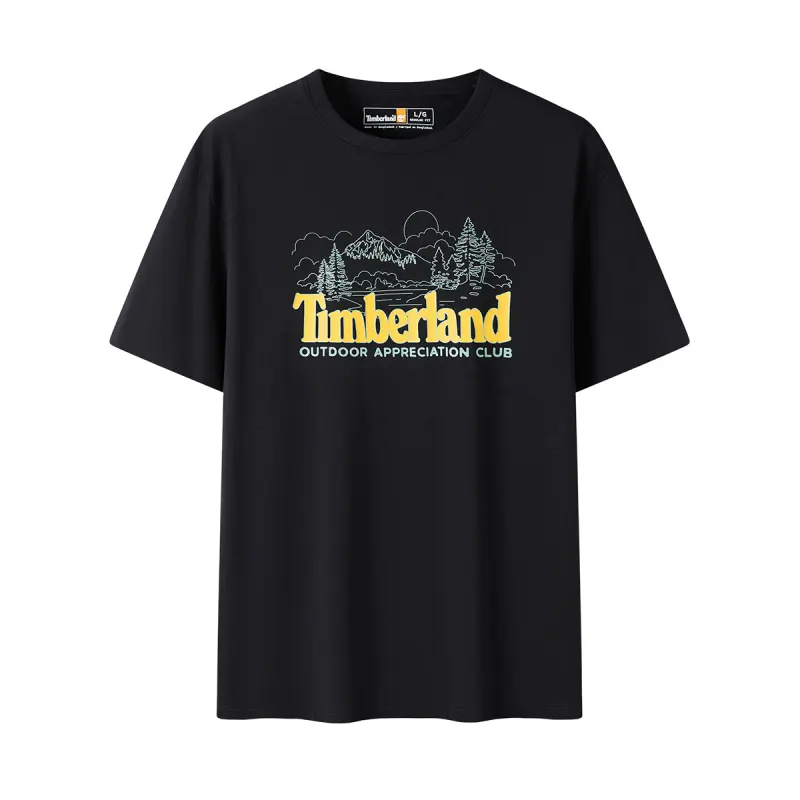 Timberland T Shirt Men's 001 Black