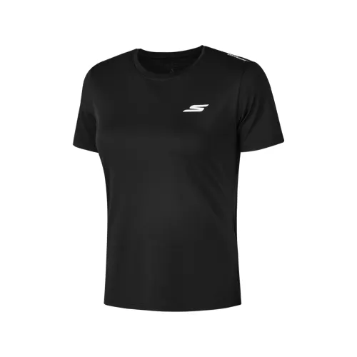 Skechers Comfortable Technology Collection T Shirt Women's Carbon Black