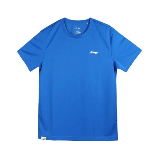 Li Ning Badminton Collection Badminton Jersey Men's Blue