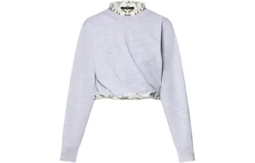 LOUIS VUITTON Floral Monogram Hem Sweater