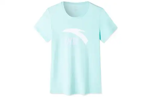 ANTA Life Collection T Shirts Women's Foam Green Crew Neck Moderate Straight Fit