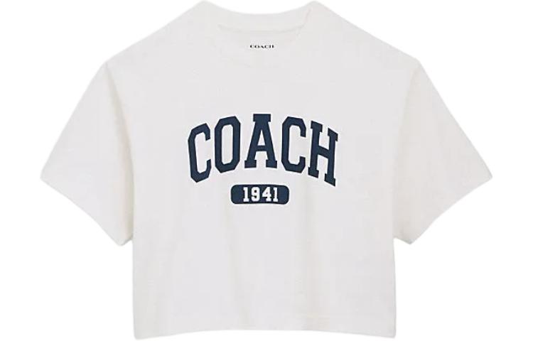 Женская футболка COACH (белая)