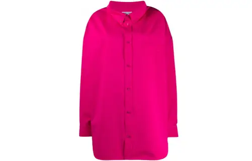 Balenciaga Shirts Women's Pink Pointed Collar Moderate Other