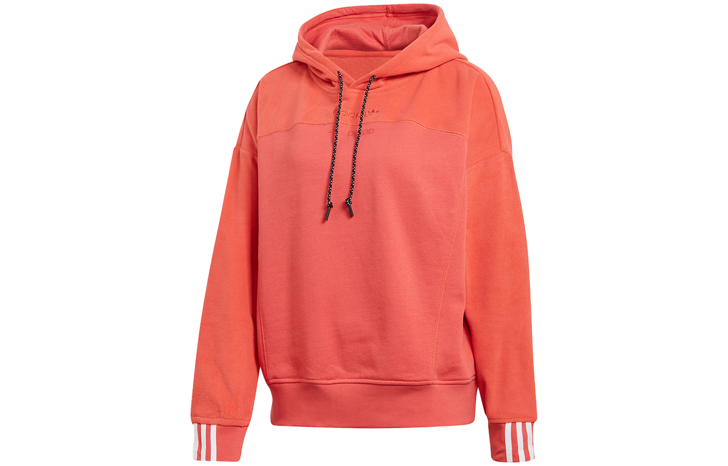 Женское худи adidas originals Hoodie (красно-оранжевое)
