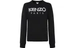 KENZO Sweatshirts Women's Black Crew Neck Moderate Regular