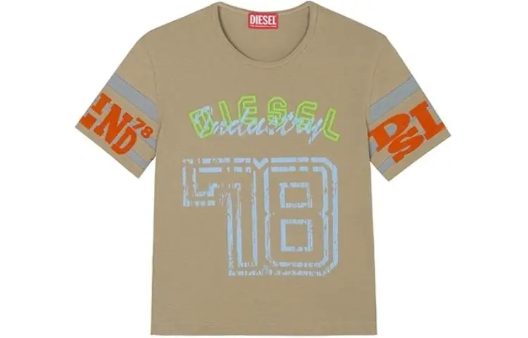 DIESEL Women's T Uncusl T shirt Light Brown