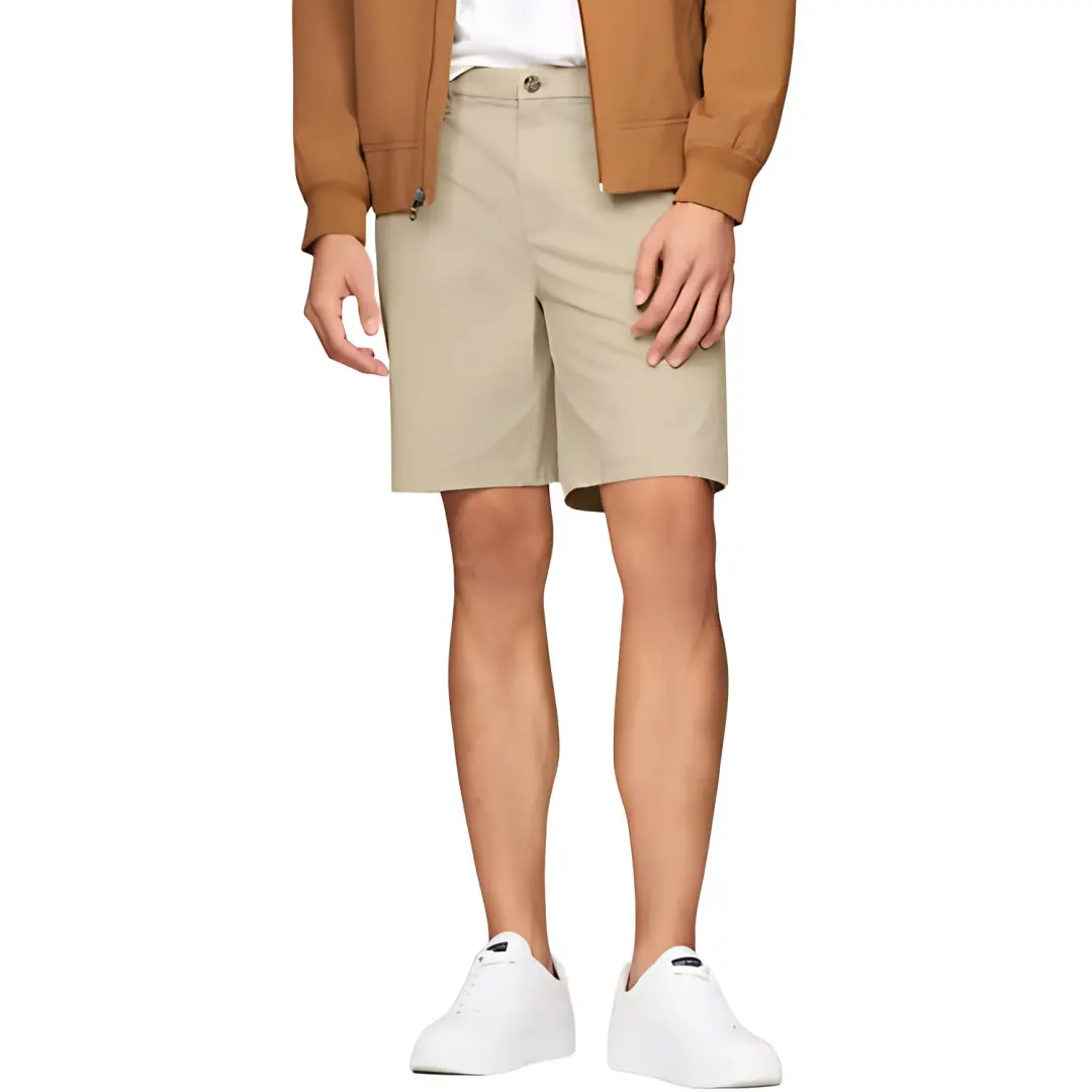 Tommy Hilfiger Regular Fit 9Tommy Short Casual Shorts Men's Light Khaki
