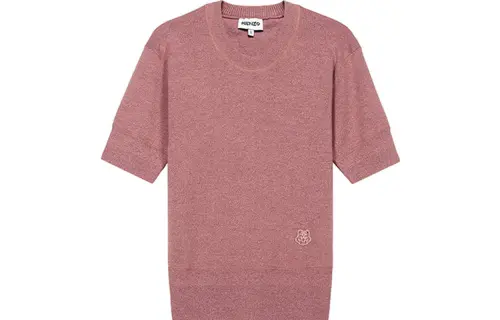 KENZO SS21 Slim Fit Knitwear Women's Light Red