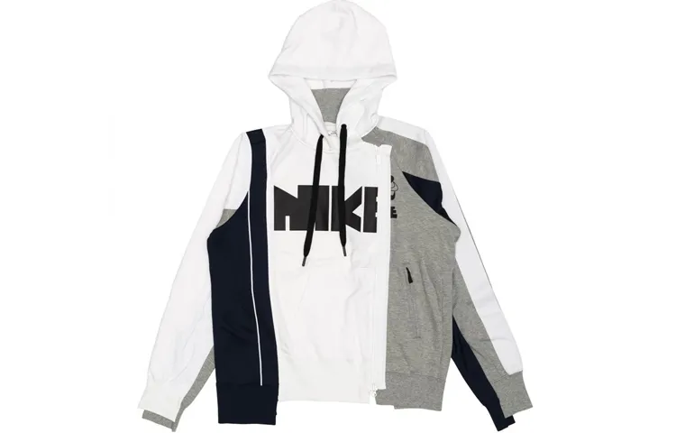 Nike x Sacai Double-Zip Hoodie 'Canyon Gold/Obsidian'