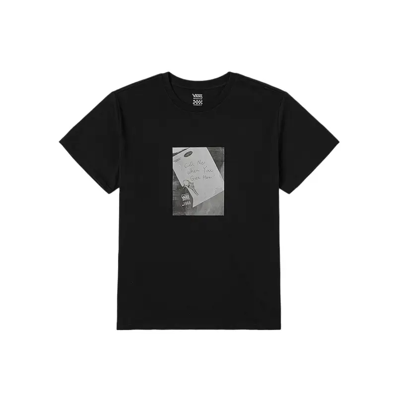 Vans TEE SS SS25 T Shirt Women's Black