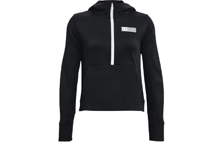 Under Armour Sweatshirts Women's Black Hooded Thickened Regular