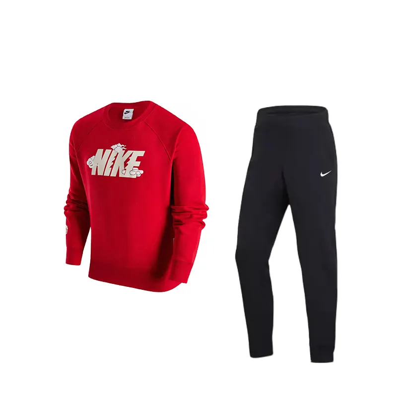 Nike Sweatshirt Sets Men's Crew Neck Moderate