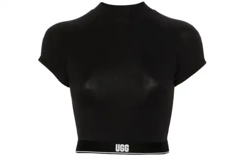 UGG Trina Mock-Neck Cropped Top