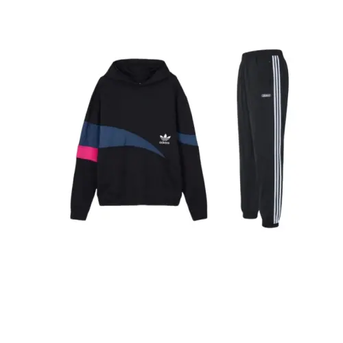 Adidas Originals Trefoil Collection Sweatshirt Set Men's Black