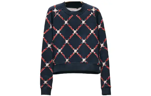 HERMES Sweatshirt Women's Deep Sea Blue