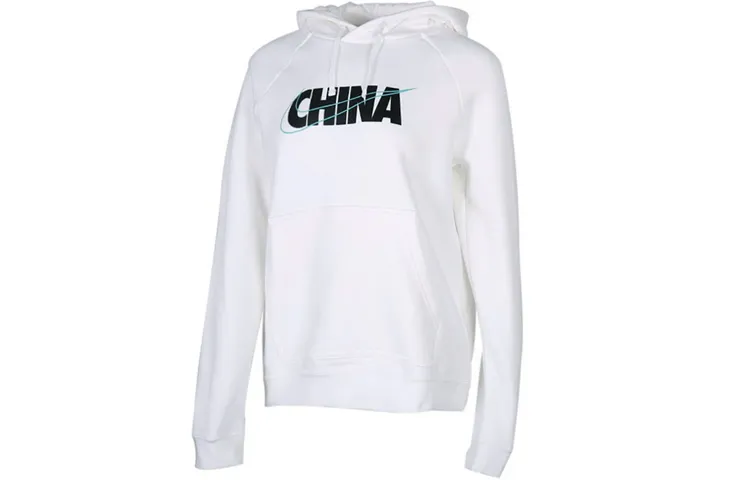 Nike Sweatshirts Women's White Hooded Moderate Other